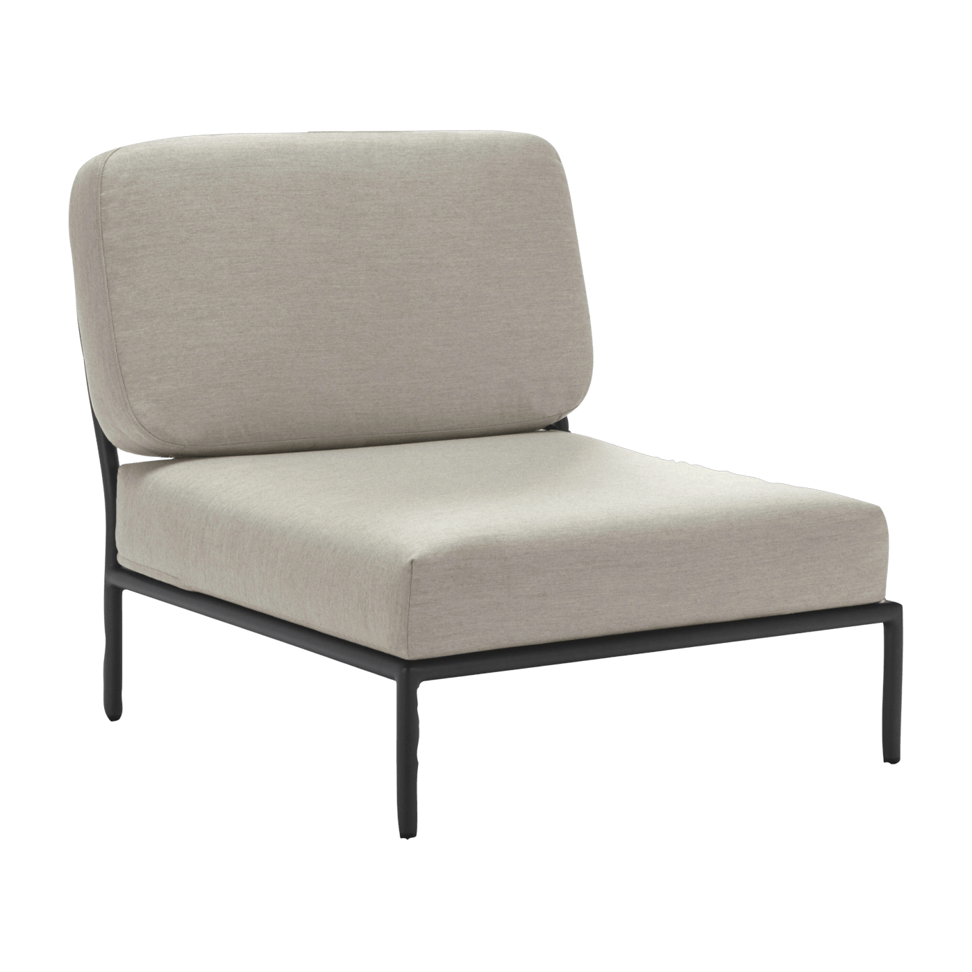 Fauteuil lounge gris clair LEVEL - Houe - The Cool Republic