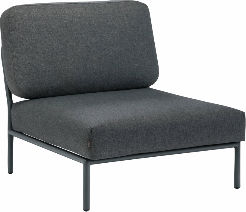 Fauteuil lounge gris foncé LEVEL - Houe - The Cool Republic