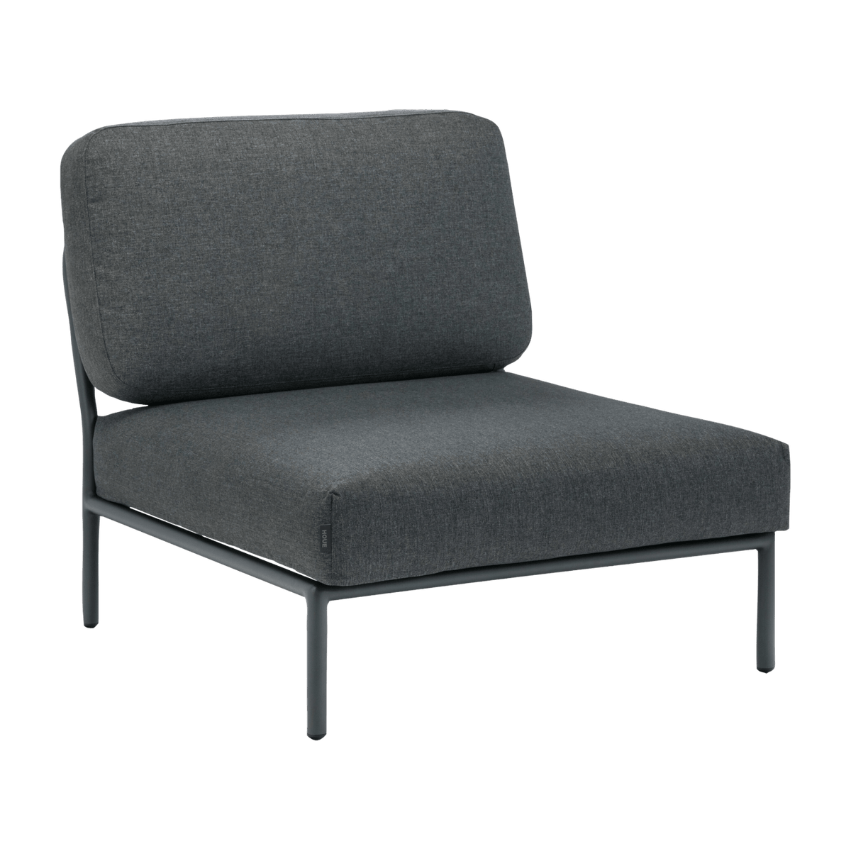 Fauteuil lounge gris foncé LEVEL - Houe - The Cool Republic