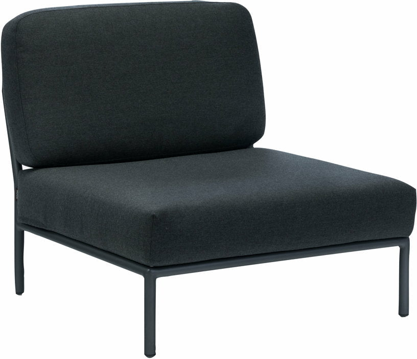 Fauteuil lounge gris suie LEVEL - Houe - The Cool Republic