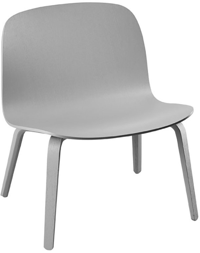 Fauteuil lounge gris Visu - Muuto - The Cool Republic