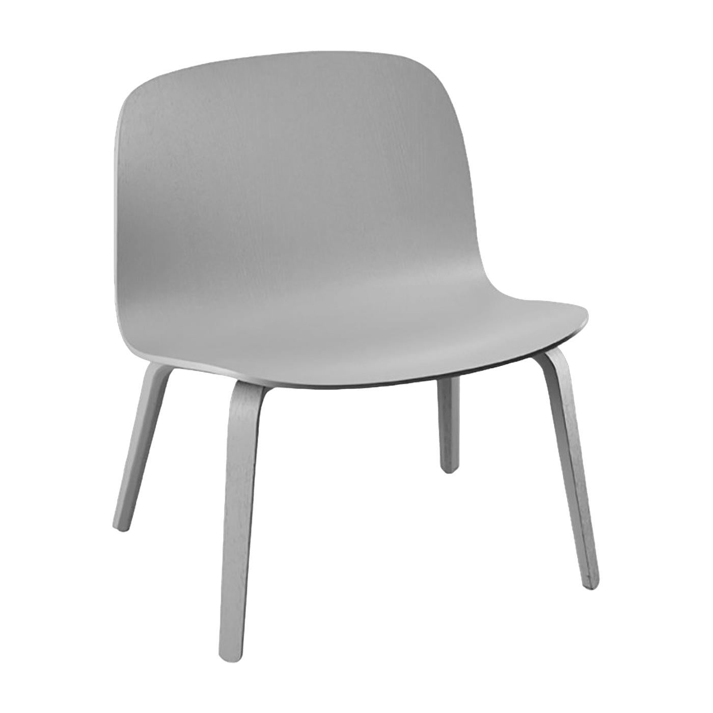 Fauteuil lounge gris Visu - Muuto - The Cool Republic