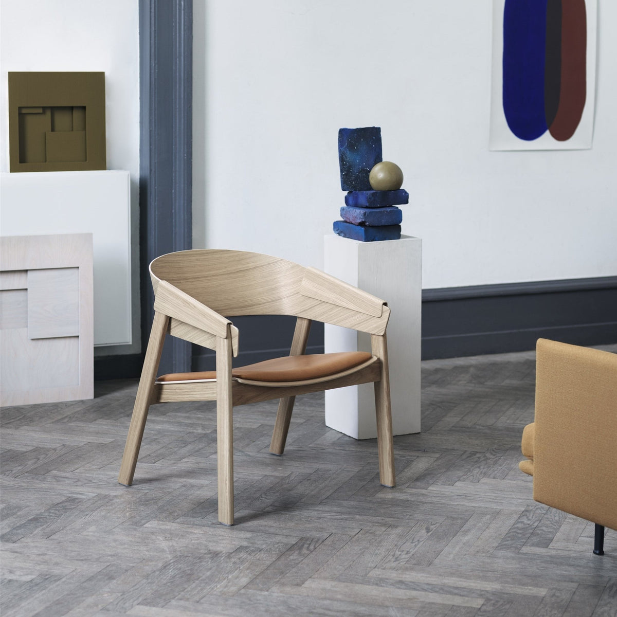 Fauteuil Lounge noir Cover - Muuto - The Cool Republic