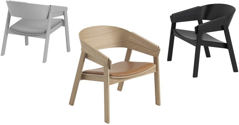 Fauteuil Lounge noir Cover - Muuto - The Cool Republic