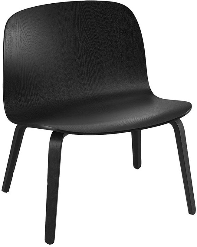 Fauteuil lounge noir Visu - Muuto - The Cool Republic
