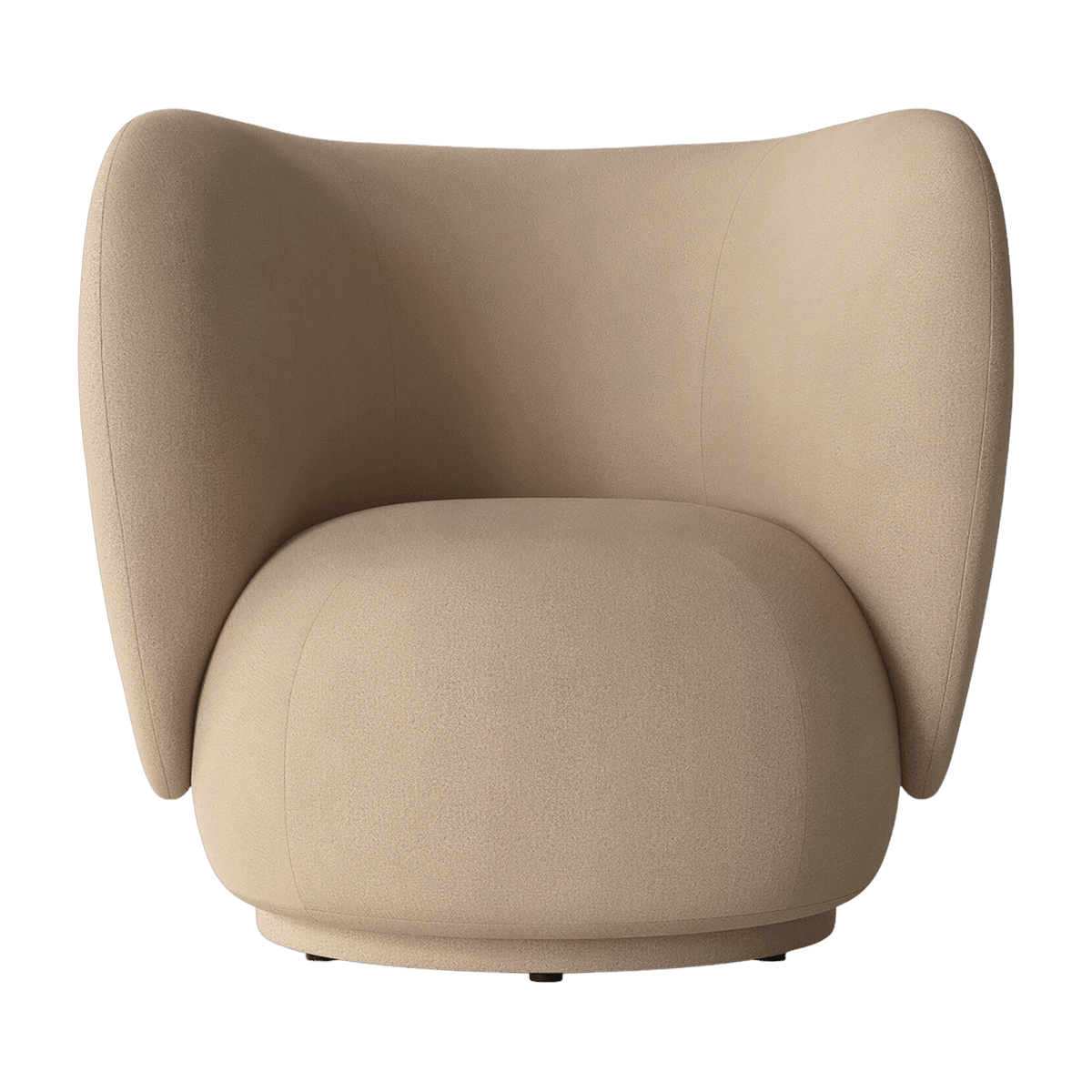 Fauteuil lounge sable brossé Rico - Ferm Living - The Cool Republic