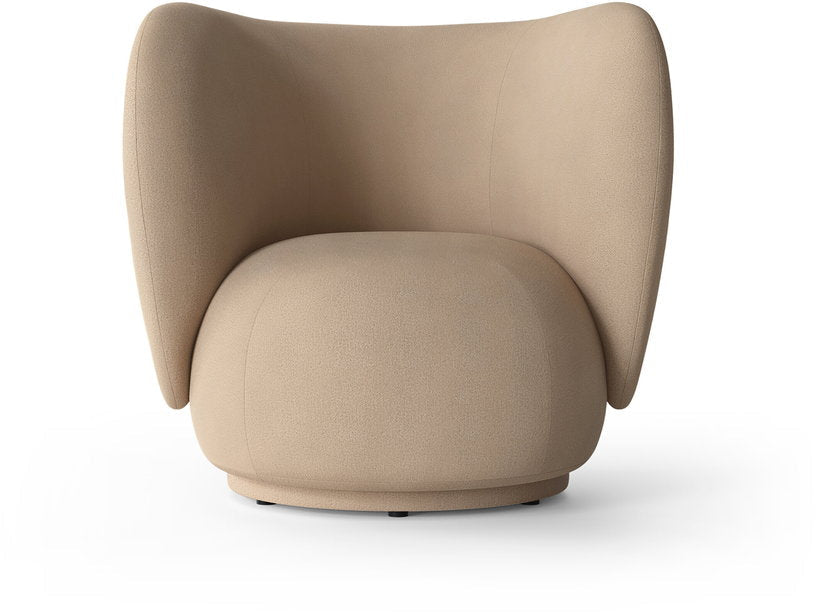 Fauteuil lounge sable brossé Rico - Ferm Living - The Cool Republic