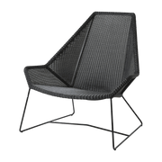 Fauteuil noir Breeze Highback - Cane-Line - The Cool Republic