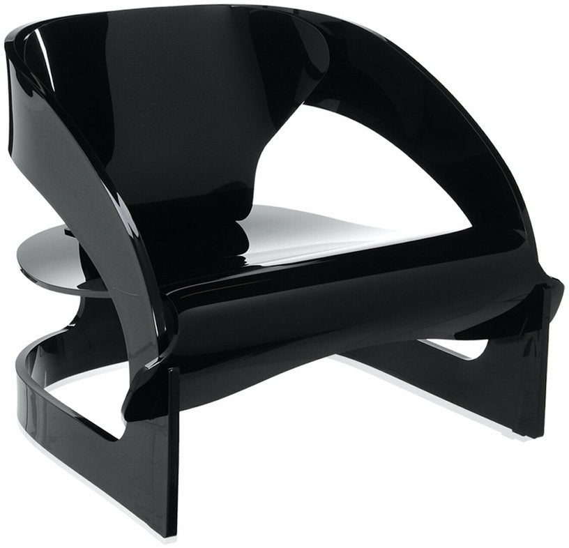Fauteuil noir Joe Colombo - Kartell - The Cool Republic