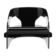 Fauteuil noir Joe Colombo - Kartell - The Cool Republic