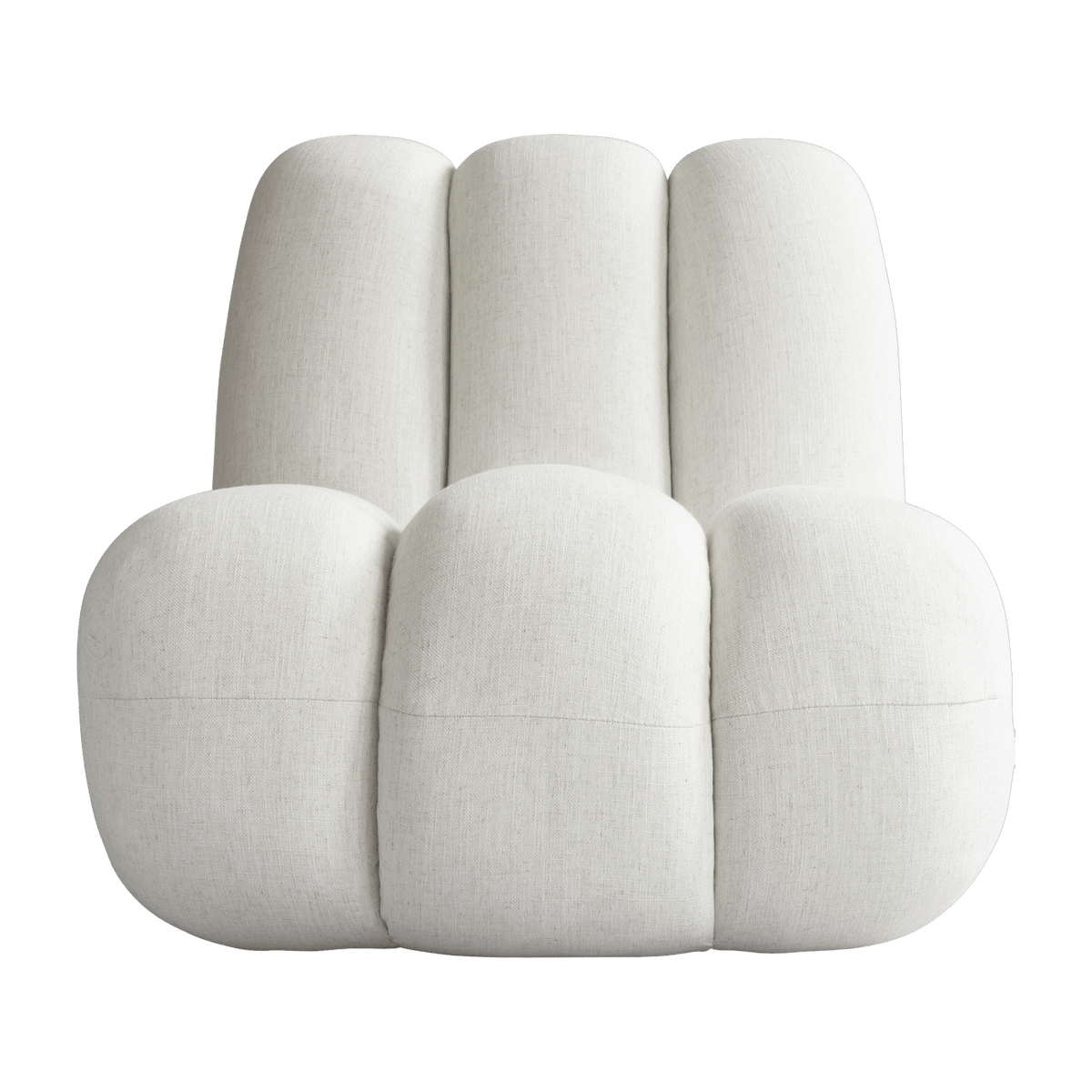 Fauteuil organic en lin craie Toe - 101 COPENHAGEN - The Cool Republic