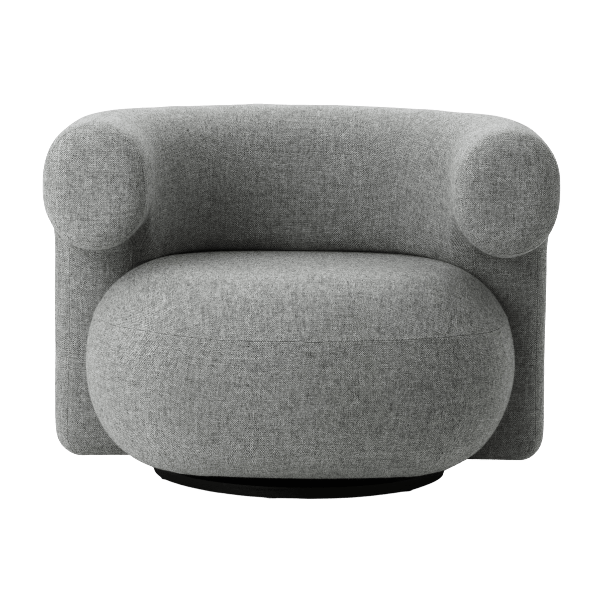 Fauteuil pivotant en tissu hallingdal 0110 Burra - Normann Copenhagen - The Cool Republic