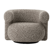 Fauteuil pivotant en tissu zero 0110 Burra - Normann Copenhagen - The Cool Republic