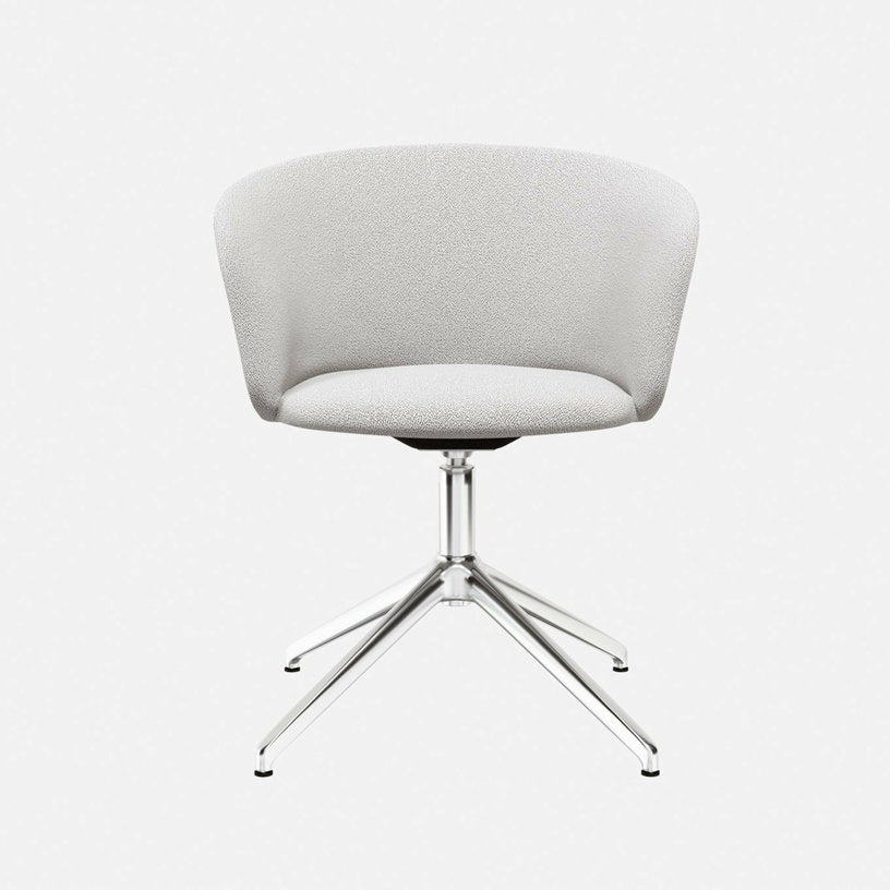 Fauteuil Porcelain et piètement argenté Kendo - Hem - The Cool Republic