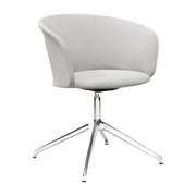 Fauteuil Porcelain et piètement argenté Kendo - Hem - The Cool Republic