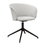 Fauteuil Porcelain et piètement noir Kendo - Hem - The Cool Republic