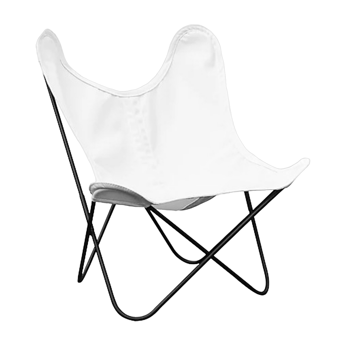 Fauteuil pour enfant en tissu blanc Sunbrella BB - Airborne - The Cool Republic