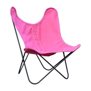Fauteuil pour enfant en tissu rose Sunbrella BB - Airborne - The Cool Republic