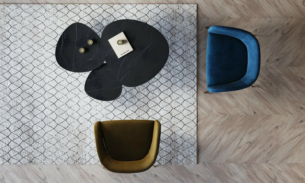 Fauteuil relax en velours pétrole Polka - Pomax - The Cool Republic