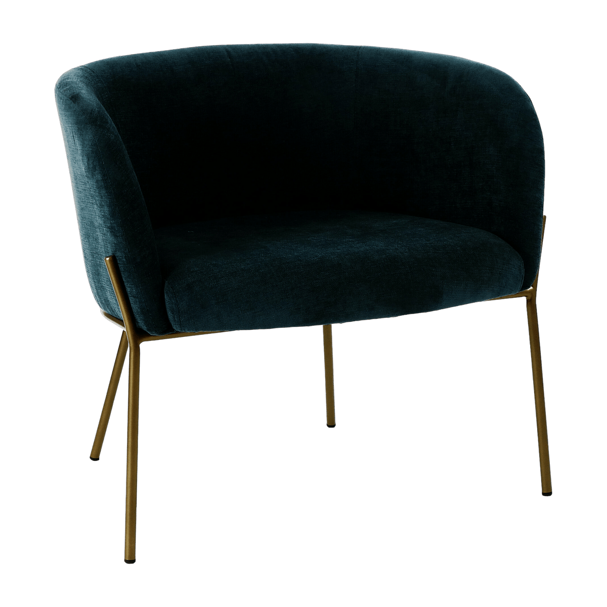 Polka petrol velvet recliner - Pomax - The Cool Republic