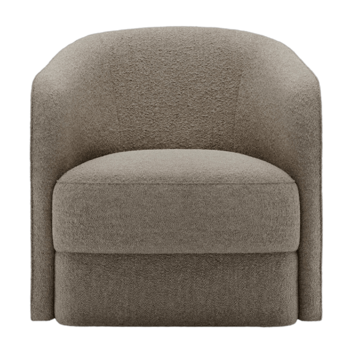 Fauteuil rembourré en barnum hemp 71cm Covent - New Works - The Cool Republic