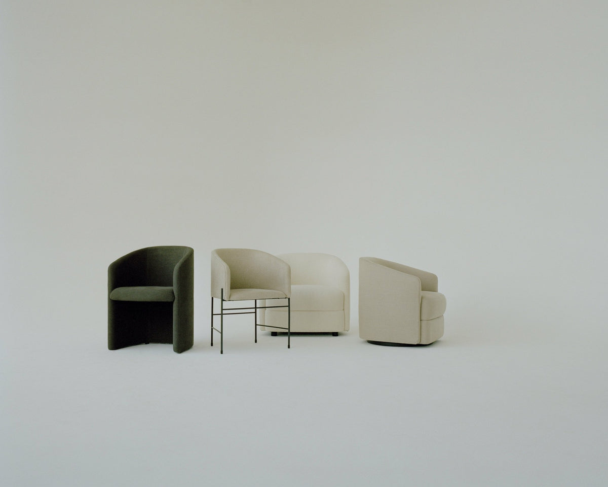 Fauteuil rembourré en barnum hump Covent club - New works - The Cool Republic