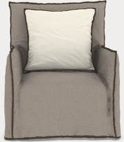 Fauteuil terre de lin Aretha et Savana Ghost 04 - Gervasoni