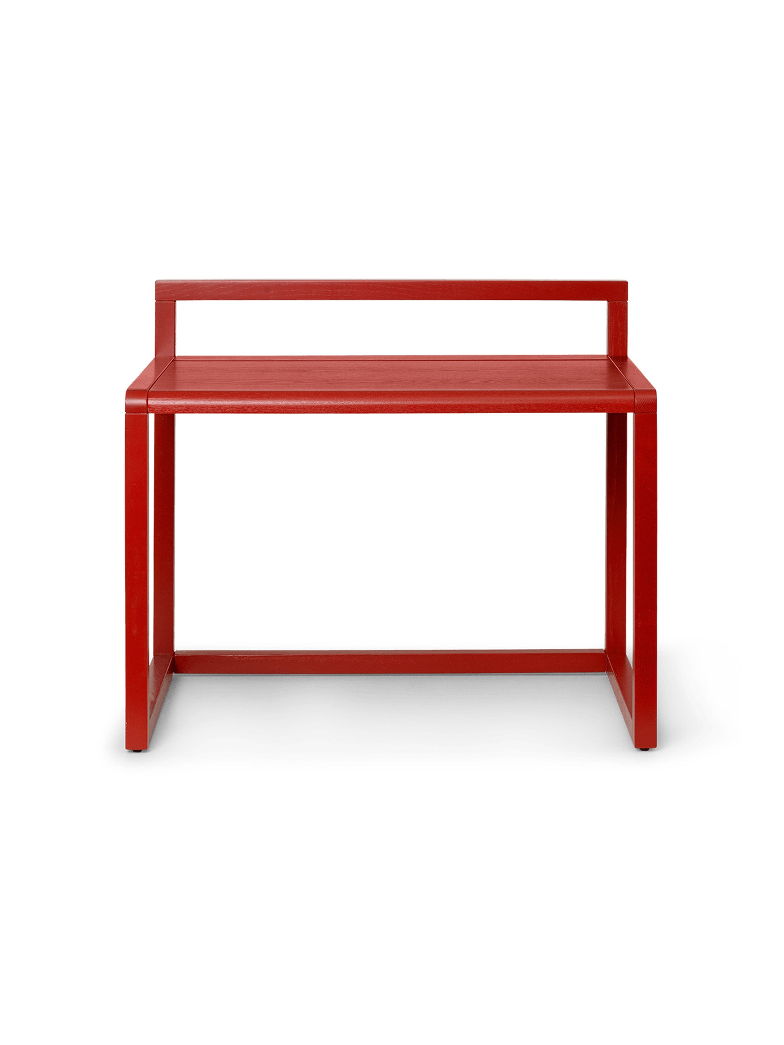 Bureau en bois de frêne rouge 70x45x60cm Little Architect - Ferm Living