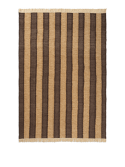Ives Rectangular Rug Recycled Fibers Brown 140x200cm - Ferm Living