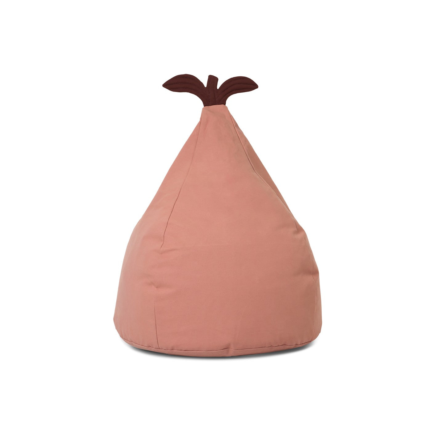Pouf poire en coton biologique rose Pear Bean Bag - Ferm Living