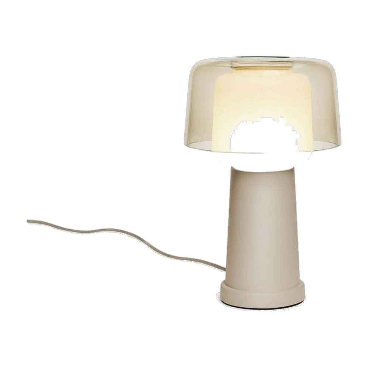 Lampada da tavolo in metallo beige 37,5cm Revolve - Fatboy