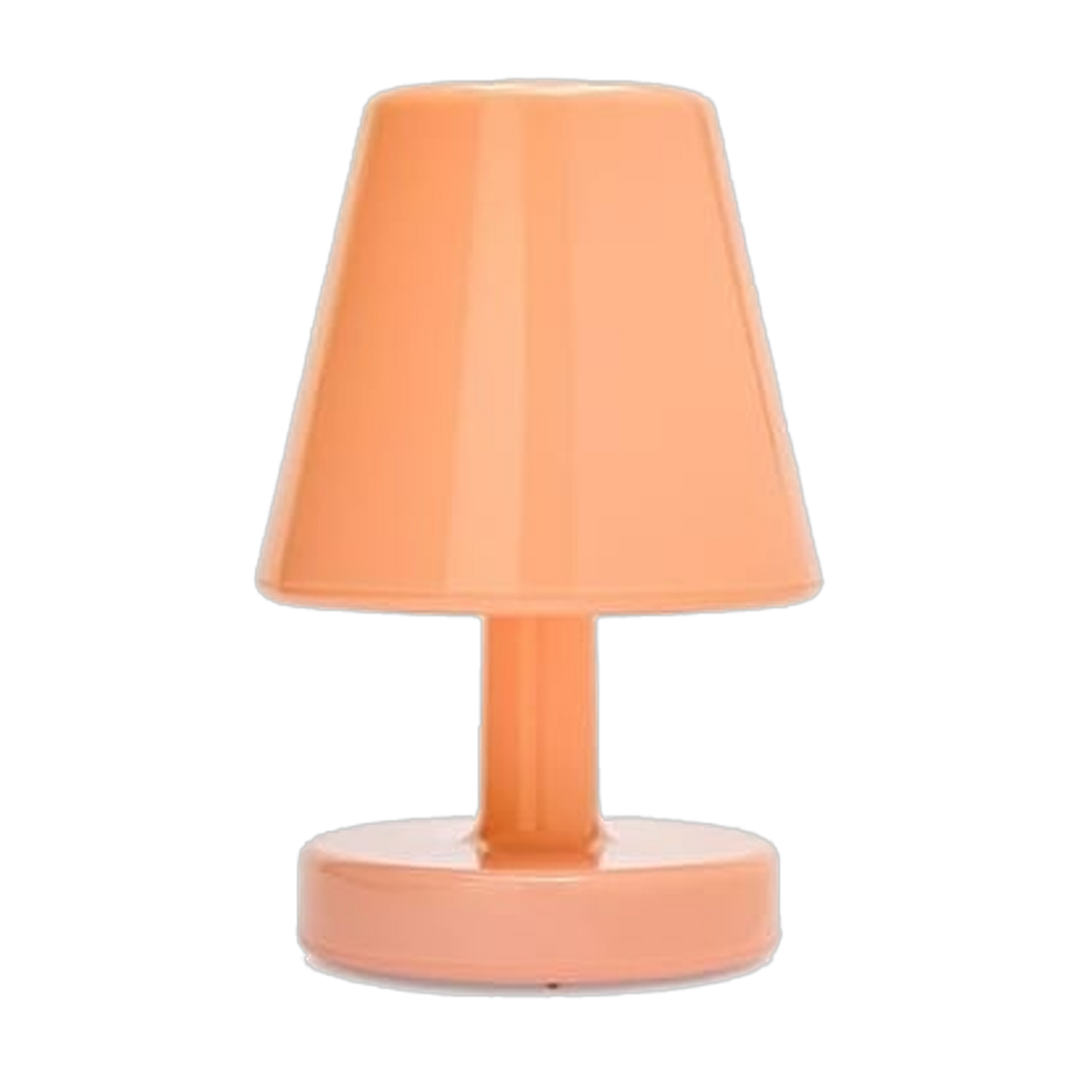 Lampada da tavolo senza fili in plastica arancione pesca 25,3cm Edison the Ambiance - Fatboy