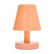 Lampada da tavolo senza fili in plastica arancione pesca 25,3cm Edison the Ambiance - Fatboy