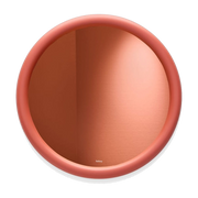 Specchio da parete rotondo in schiuma morbida terracotta 60cm Mirage Halo - Fatboy