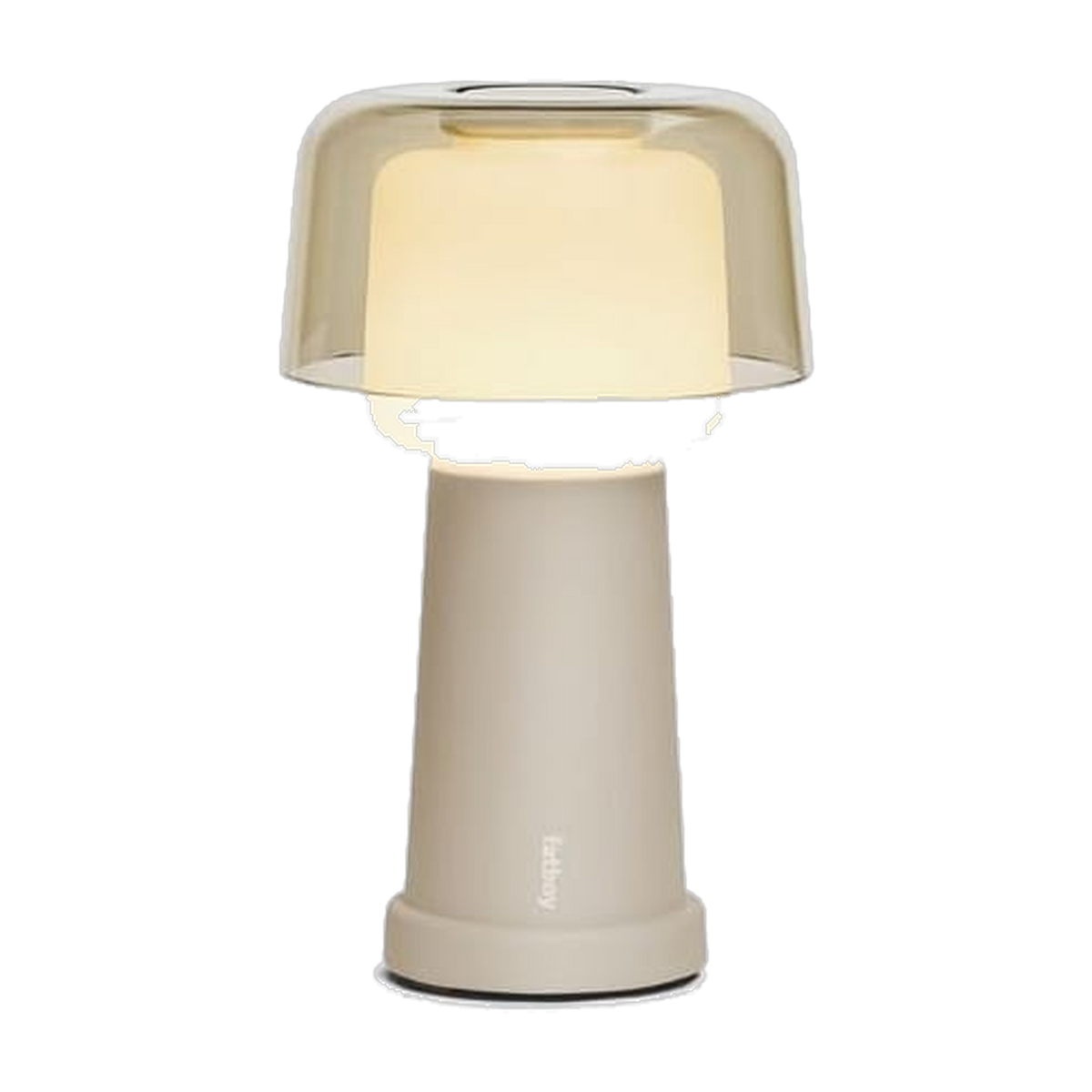 Cordless table lamp in beige metal 27.5cm Revolve - Fatboy