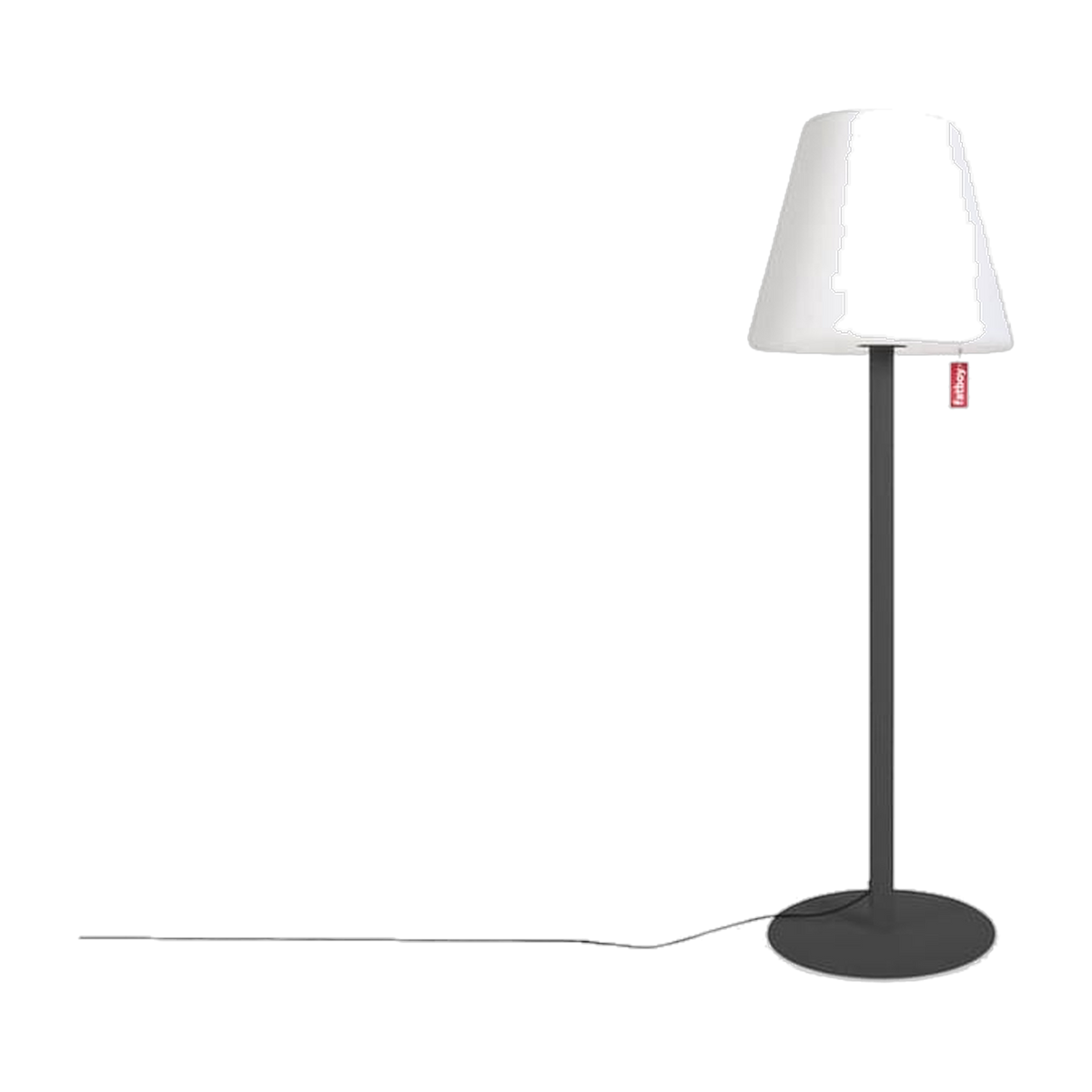 Lampada da terra da giardino in metallo grigio antracite 182cm Edison the Giant - Fatboy