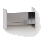 Wall shelf stainless steel 30x15cm Pli core - TIPTOE