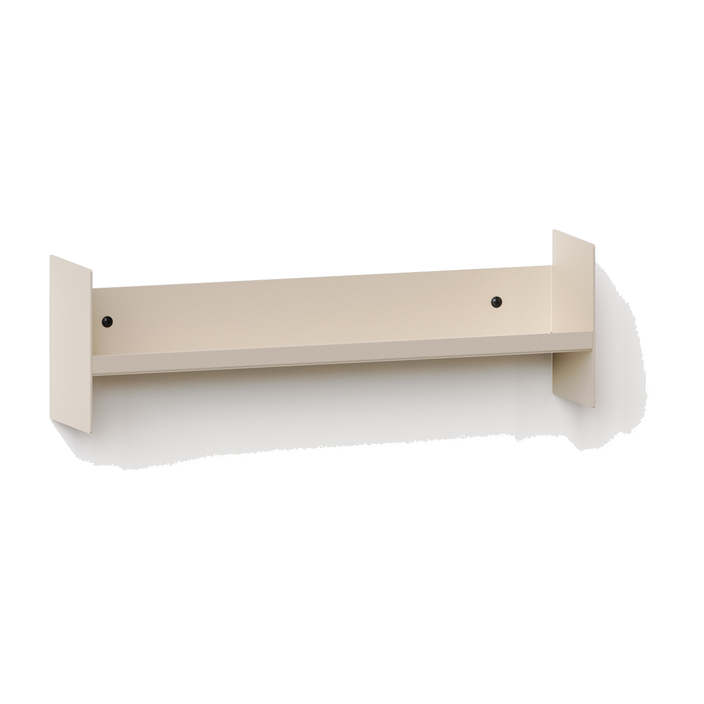 Estante de pared acero blanco crema 45x10cm Pli slim - TIPTOE