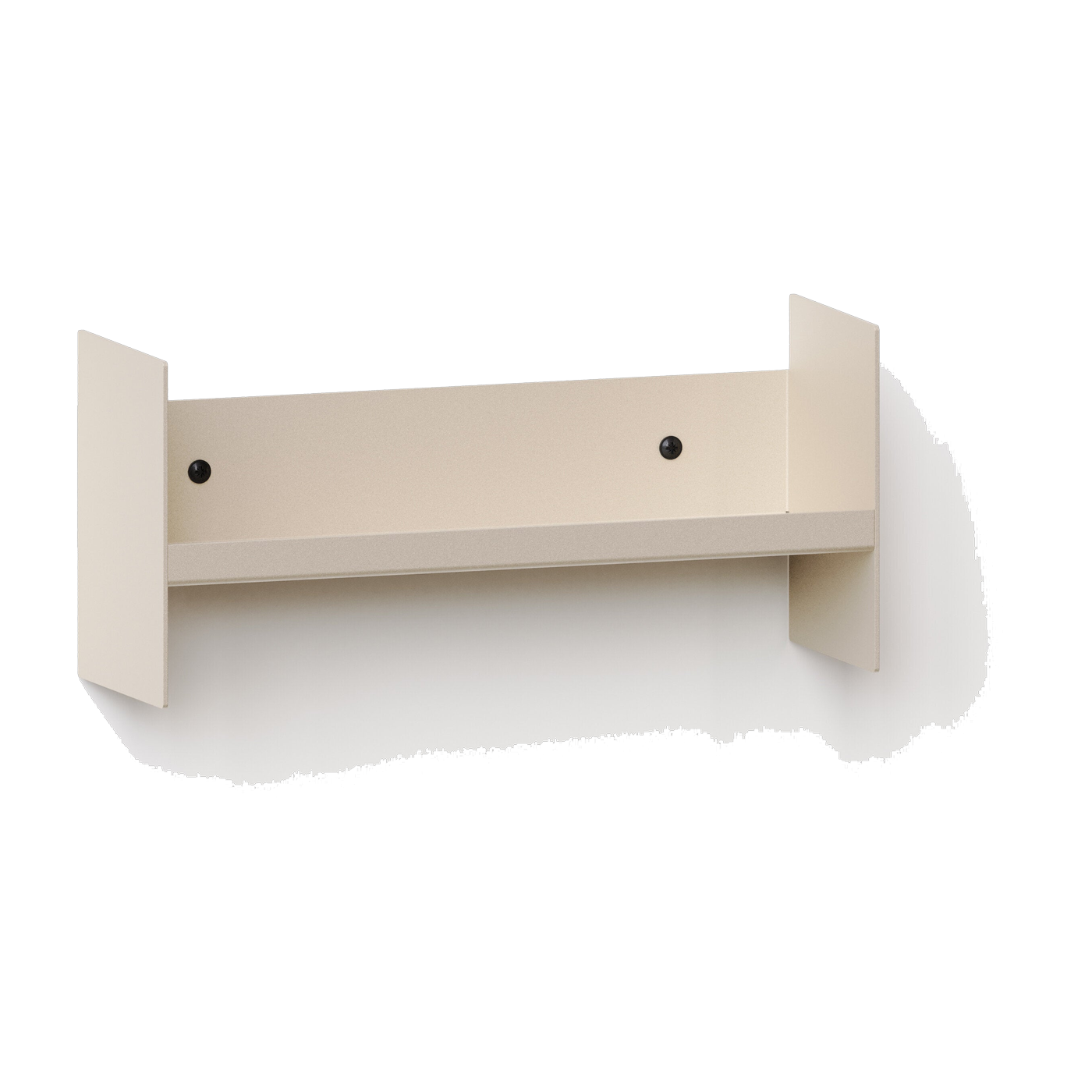 Estantería mural de acero blanco crema 30x10cm Pli slim - TIPTOE