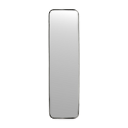 Wandspiegel Mirror, Finish Gebürstetes Silber
