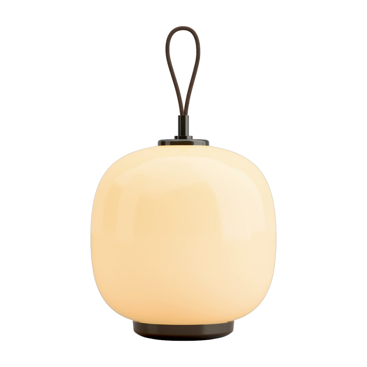Lampada portatile in ottone e vetro soffiato giallo pallido lucido VL 45 RADIOHUS - Louis Poulsen