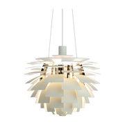 Sospensione Ottone metallizzato e Verde PH ART 480 V4 - Louis Poulsen