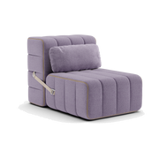 Cuscino in tessuto dama lilla 60x30cm Curt - Ambivalenz