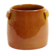 Pot de fleurs en terre cuite orange 22x19cm Tabor - Serax