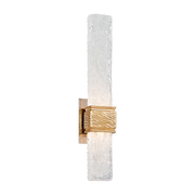 Applique murale en fer feuille d'or 12x55cm Freeze - Corbett Lighting