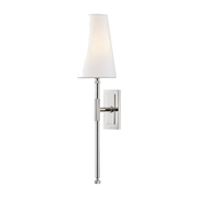Applique murale en acier nickel poli 13x55cm Bowery - Corbett Lighting