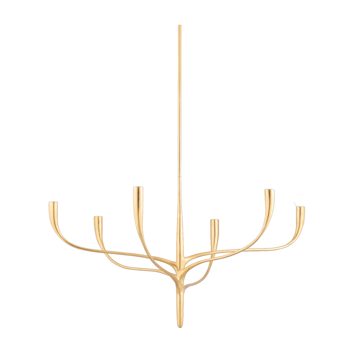 Suspension en acier feuille d'or ancienne 93x51cm Labra - Hudson Valley Lighting