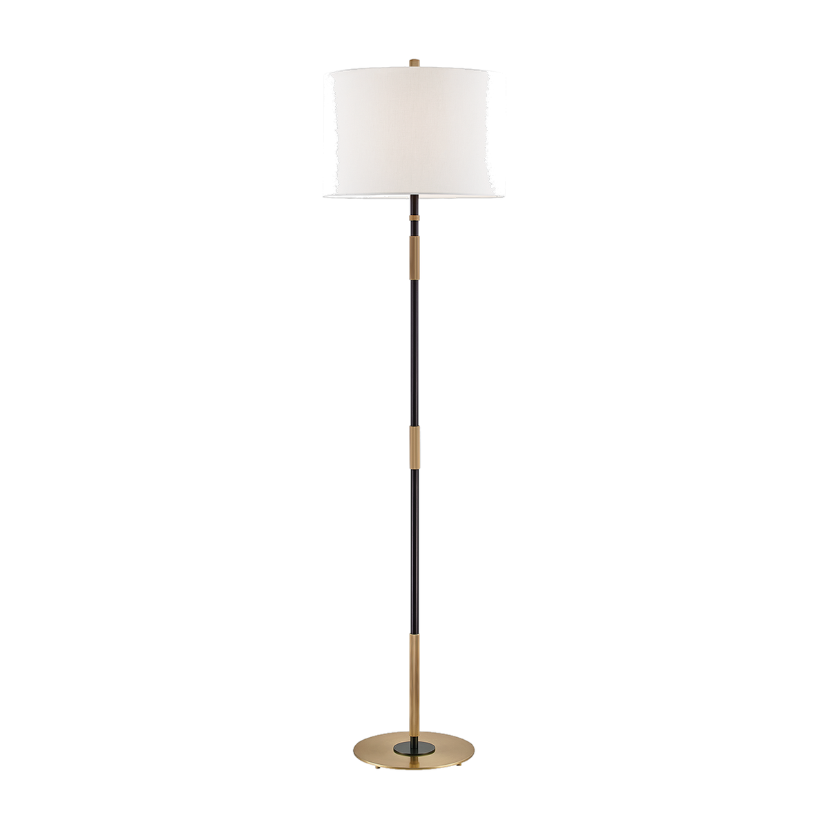 Lampadaire en laiton laiton vieilli et bronze ancien 42x159cm Bowery - Hudson Valley Lighting
