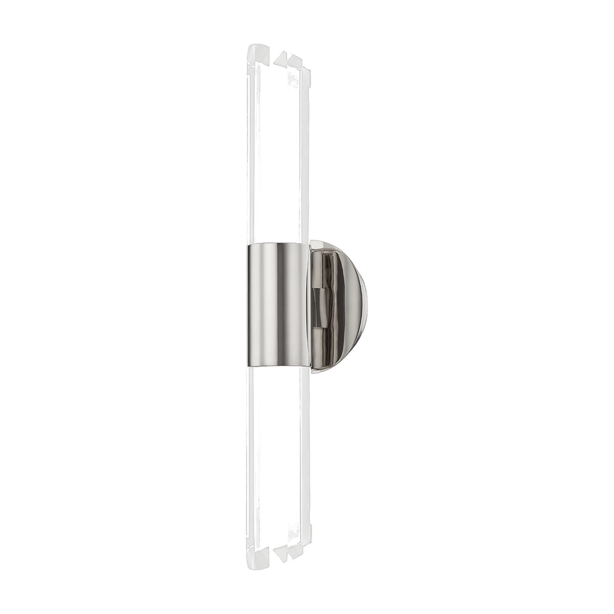 Applique murale en acier nickel poli 14x51cm Rowe - Hudson Valley Lighting
