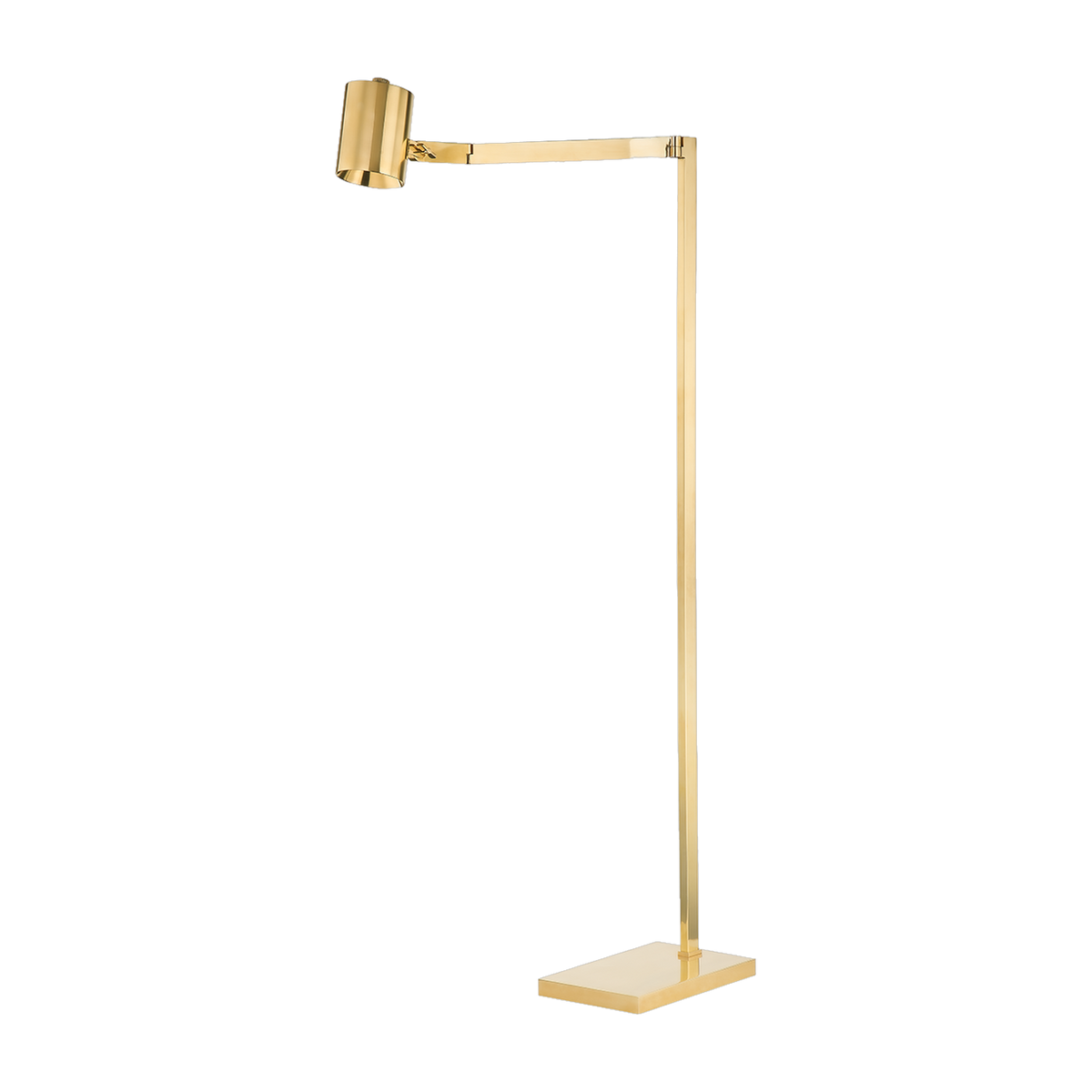 Lampadaire en acier laiton vieilli 63x18x138cm Highgrove - Hudson Valley Lighting